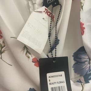 maxi floral dress cold shoulder